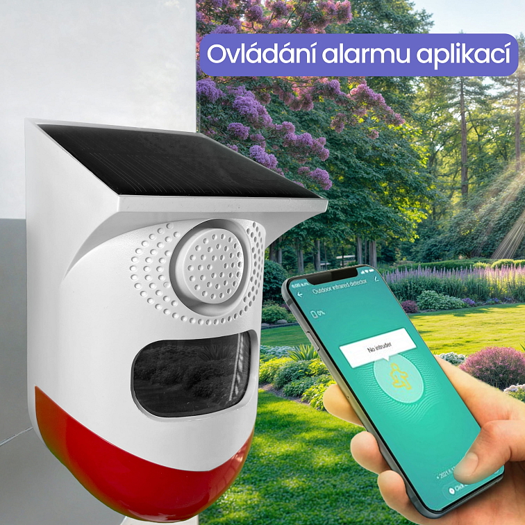 Chytrý alarm s čidlem pohybu
