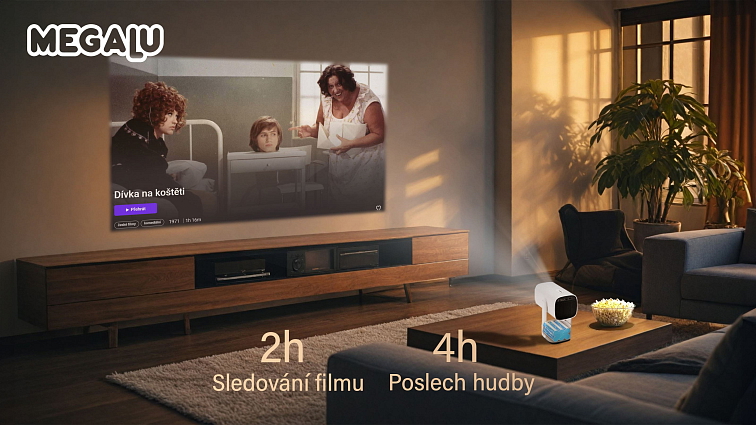 Domácí kino projektor MEGALU Delux