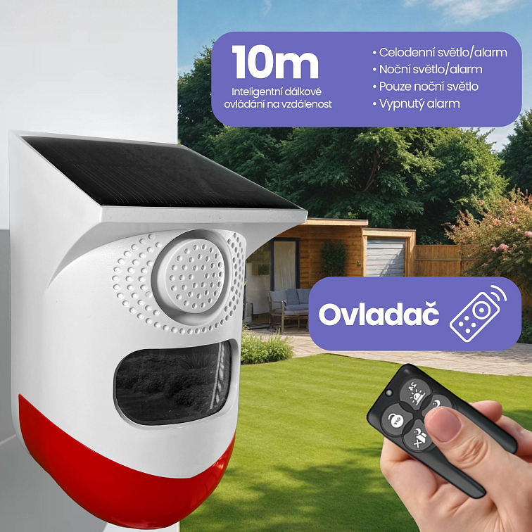 Chytrý alarm s čidlem pohybu