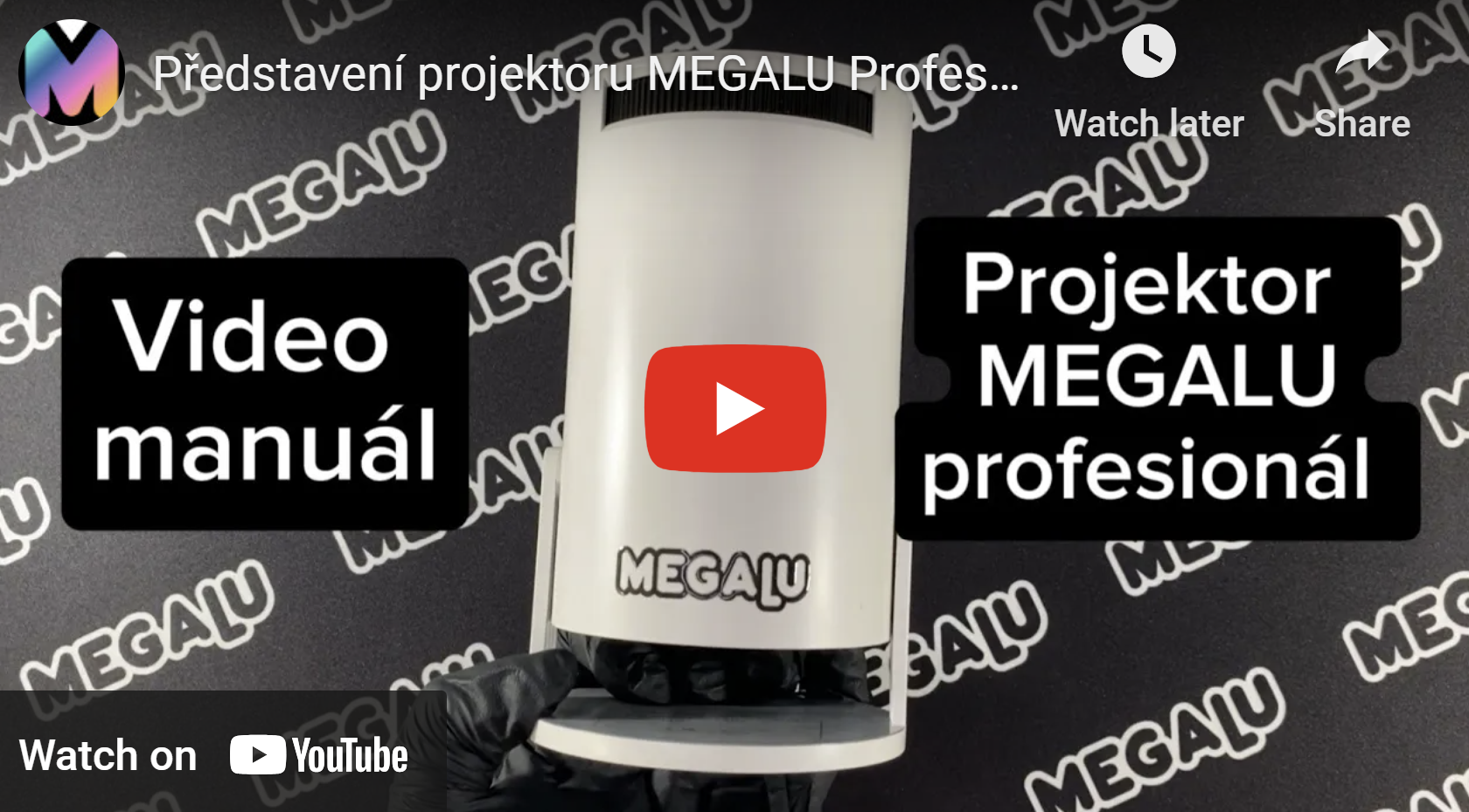 Domácí projektor MEGALU Profesionál – HD dataprojektor