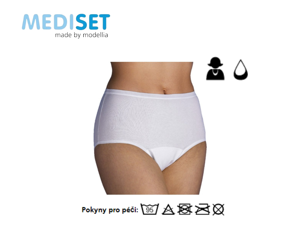 Dámské inkontinenční kalhotky s fixací vložek