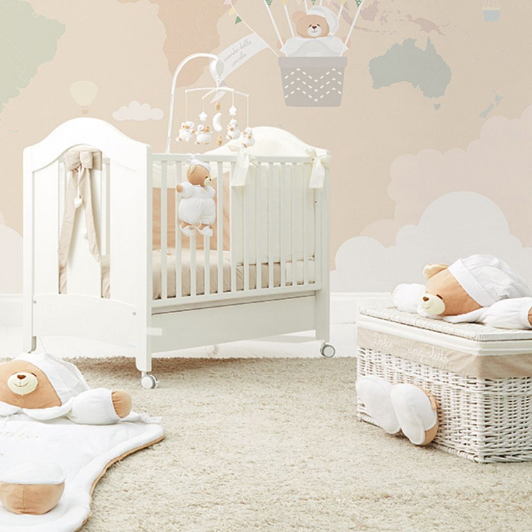 Nanán hrací kolotoč nad postieľku Puccio ružový