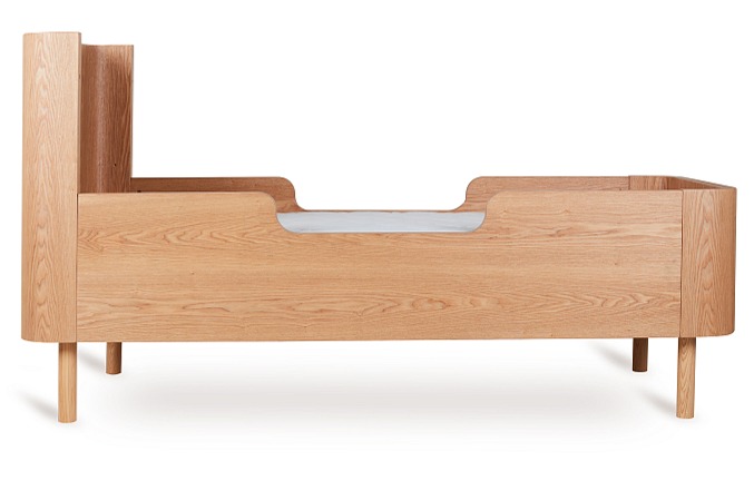 QUAX detská postieľka Yume Natural Ash 110 x 70 cm