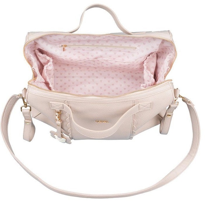 Nanán taška pre mamičky s prebaľovacou podložkou béžová