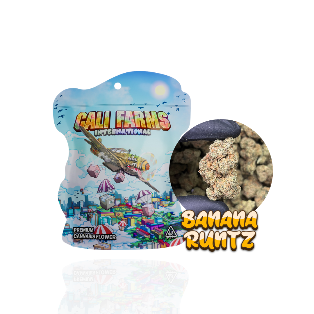 THC-JD květy Banana Runtz - THCJD: 15%, THCB: 15%, THC: 0,48%