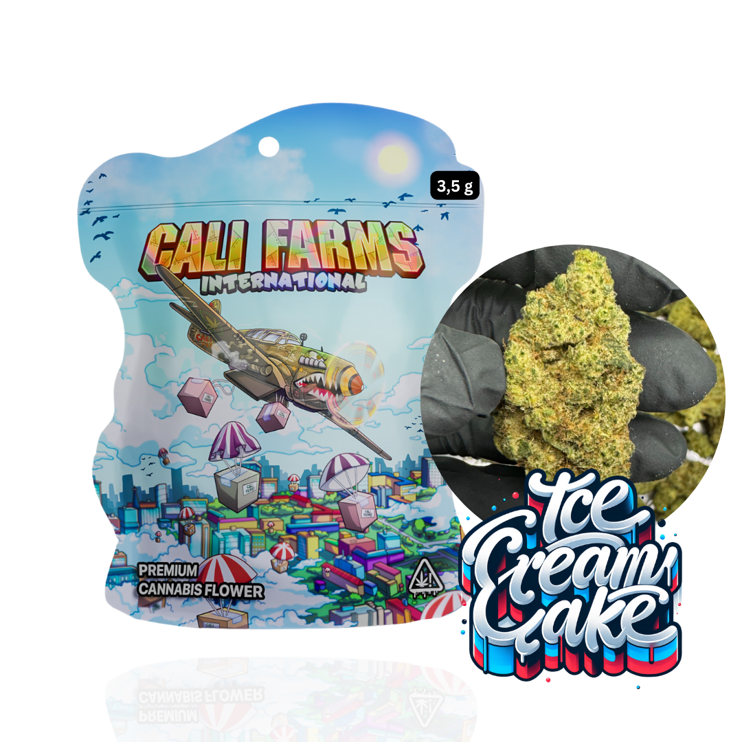 THCB květy Ice Cream Cake - THCB: 30% CBD: 19,1 % THC: 0,76%