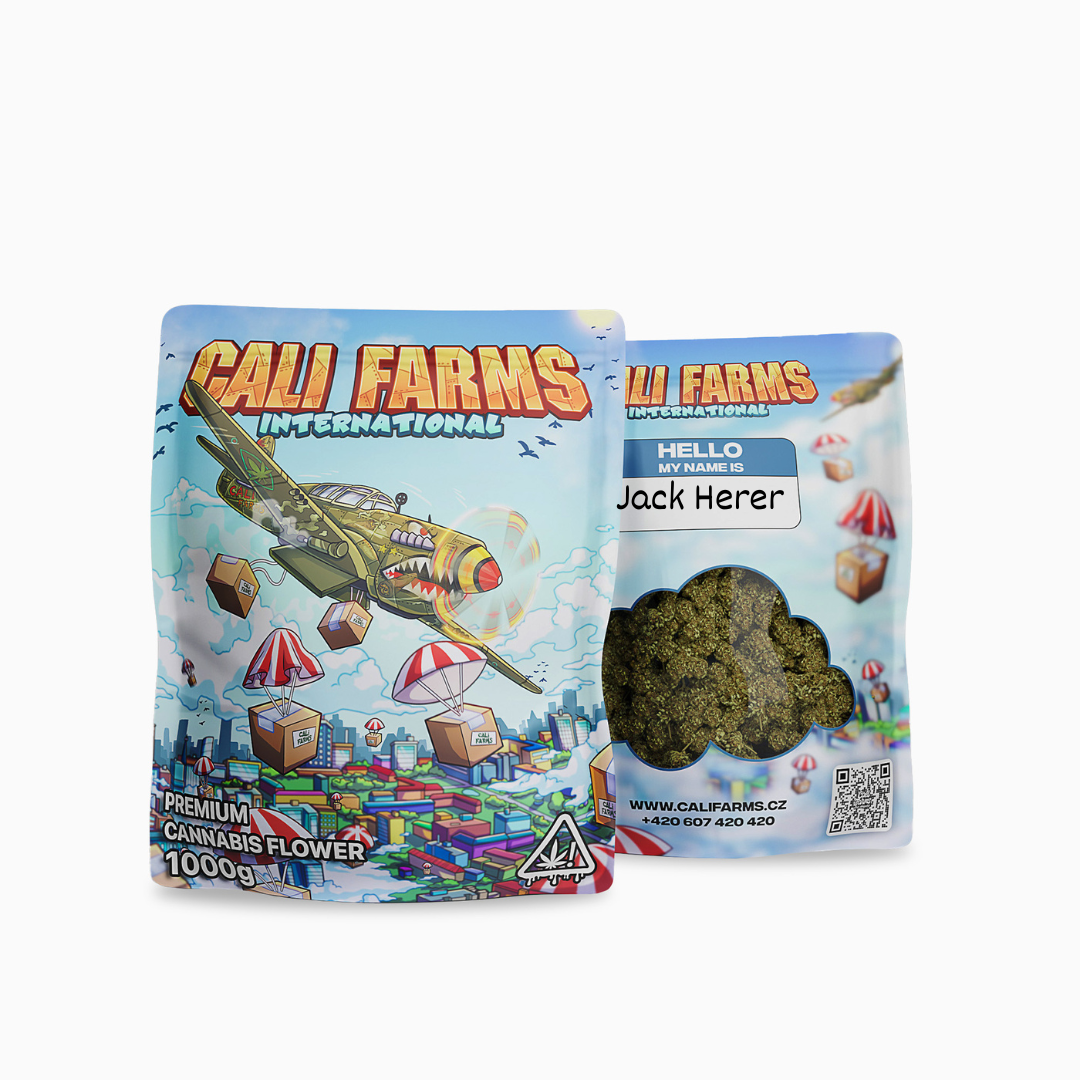 1 kg CBD květy Jack Herer - CBD: 8,1% THC: 0,18% CBC: 0,10%