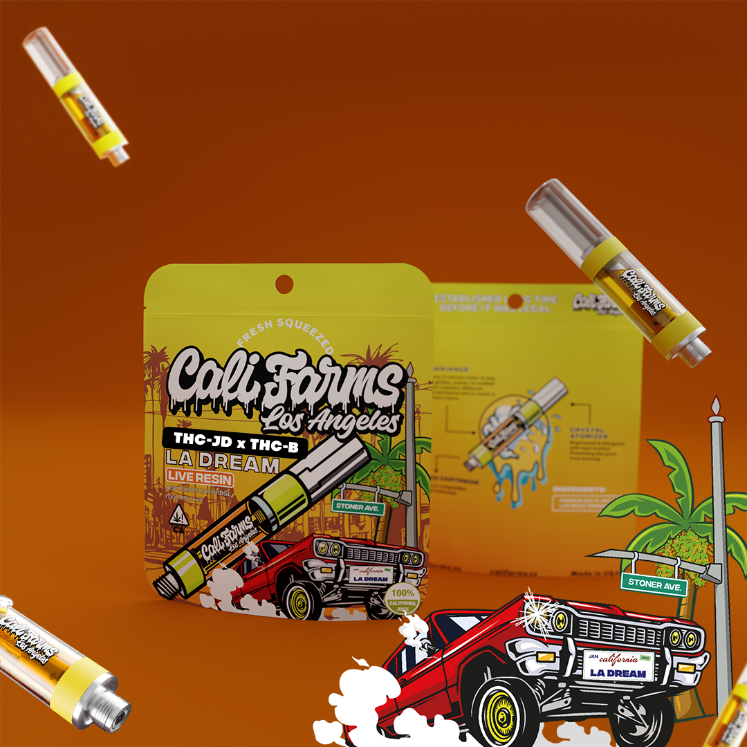 THC-JD Vape náplň 1 ml - LA dream s Live resin terpeny