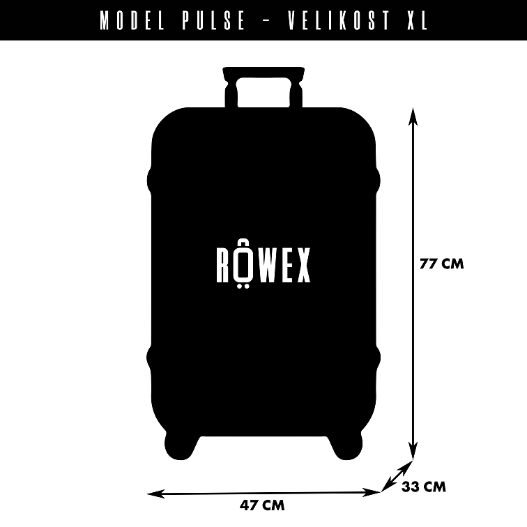 Velký rodinný cestovní kufr ROWEX Pulse