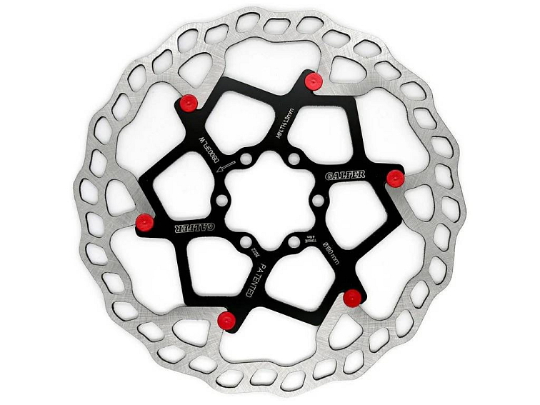 Galfer brzdový kotouč WAVE floating 180x1,8mm (červený) - 6 děr