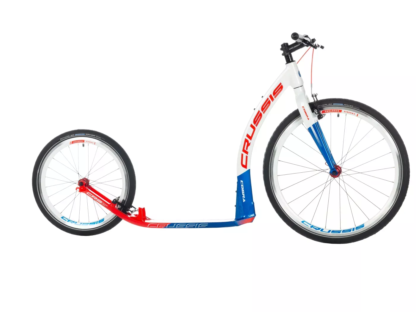 Koloběžka Crussis COBRA 4.4 (bílá/modrá)