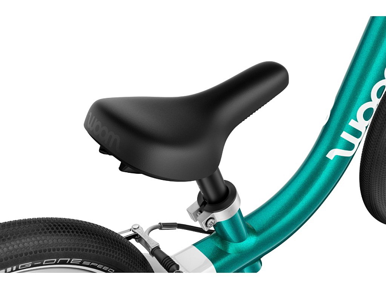 Woom 1 (12") Classic GO (metallic turquoise - tyrkysová)