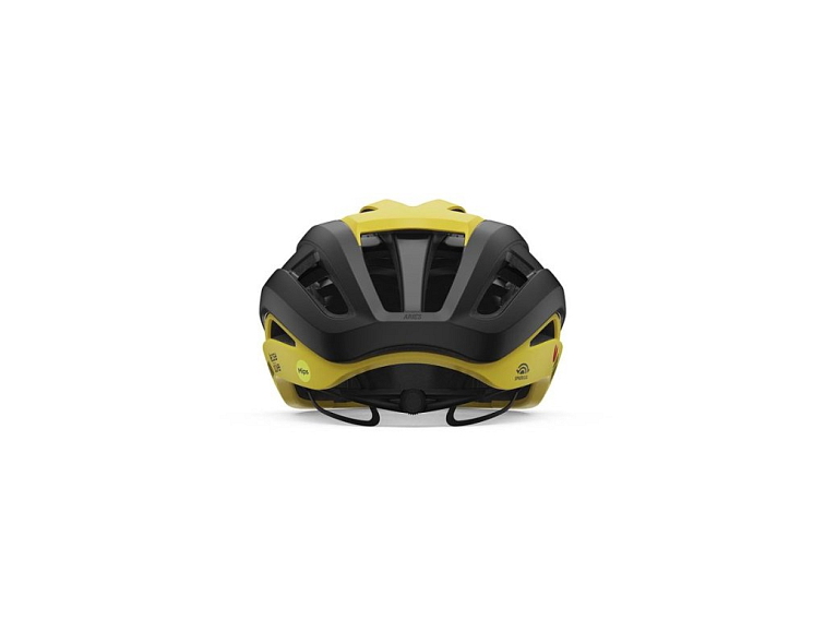 GIRO Aries Spherical helma (Mat Black/Yellow Visma)