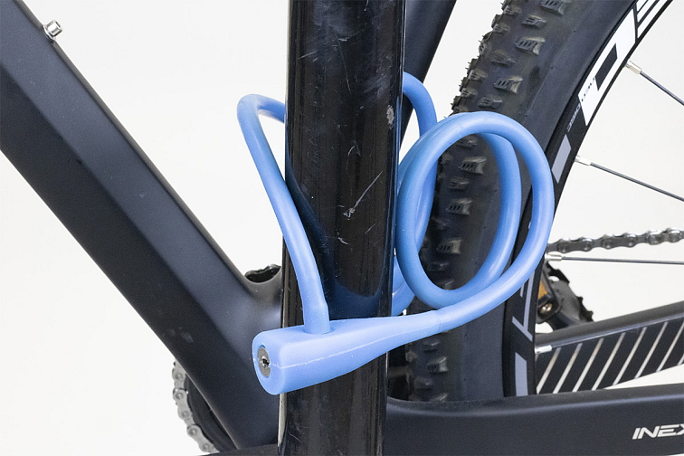 Spin zámek silikon 1350/10mm (modrý)