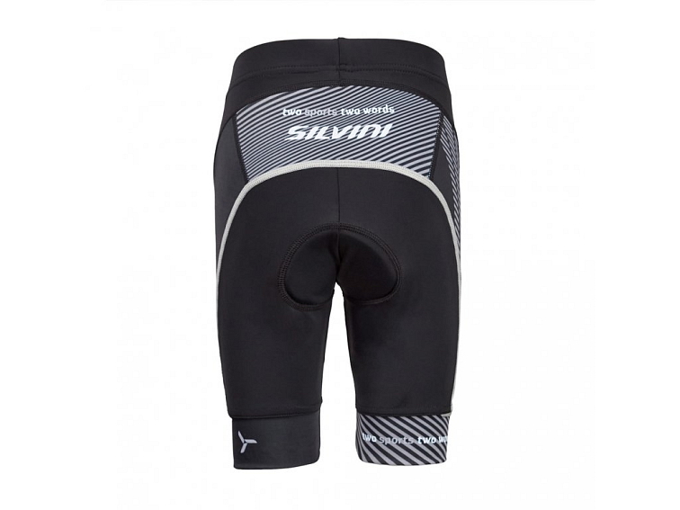 Silvini TEAM dětské cyklokraťasy (černá/šedá)