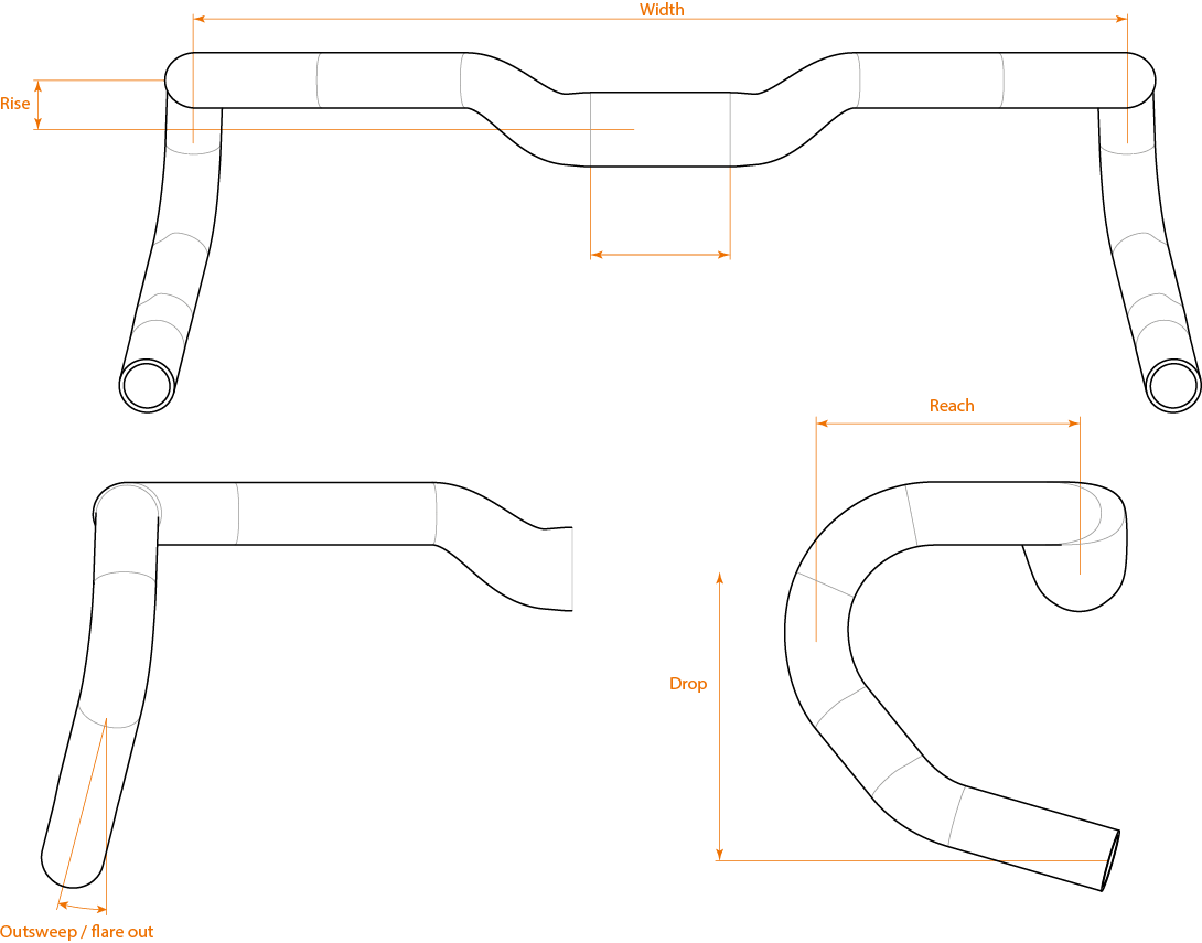 SQlab gravel řídítka 314