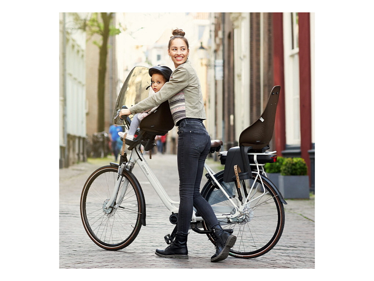 Urban Iki Ta-ke přední sedačka s MTB/ATB adaptérem (Koge Brown/Kurumi Brown)