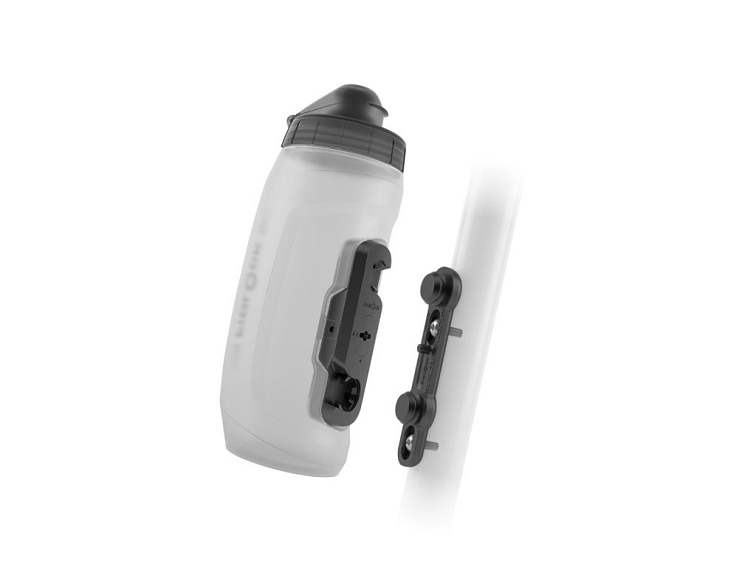 Fidlock TWIST kompletní set láhev 590ml (čirá) montáž do děr na košíky