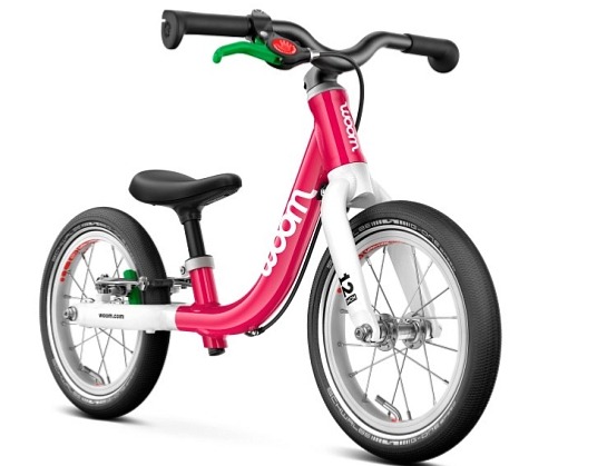 Woom 1 (12") Classic GO (hot pink - růžová)