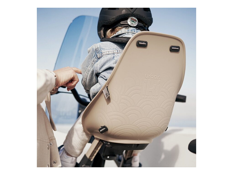 Urban Iki Ta-ke přední sedačka s MTB/ATB adaptérem (Inaho Beige/Bincho Black)