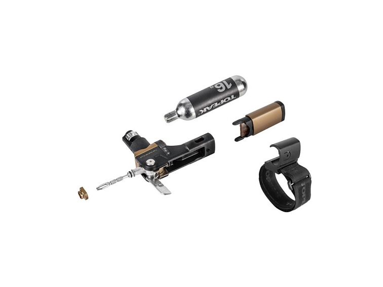 TOPEAK bezdušový kit TUBI MASTER+ s CO2 bombičkou