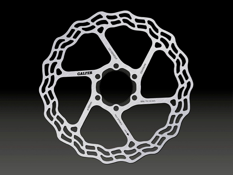 Galfer brzdový kotouč silniční/gravel WAVE fulcrum 160x1,8mm - center lock