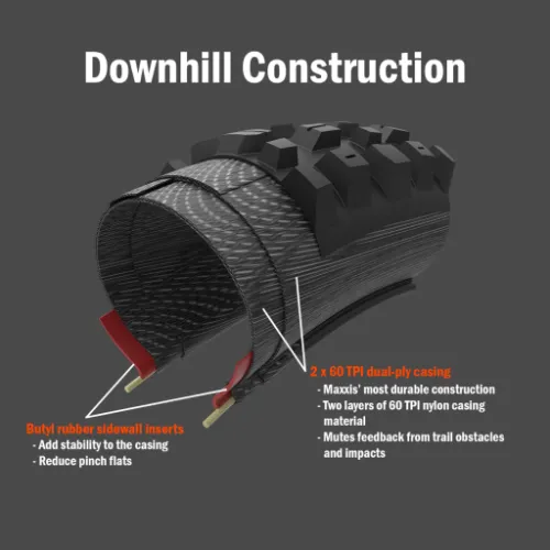 Maxxis plášť ASSEGAI (bezduš) 29X2.50WT BIKEPARK/DH/ (black)