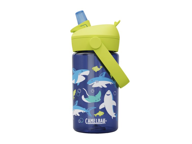 CAMELBAK dětská láhev Thrive Flip Straw Kids 400 ml - Shark and Rays