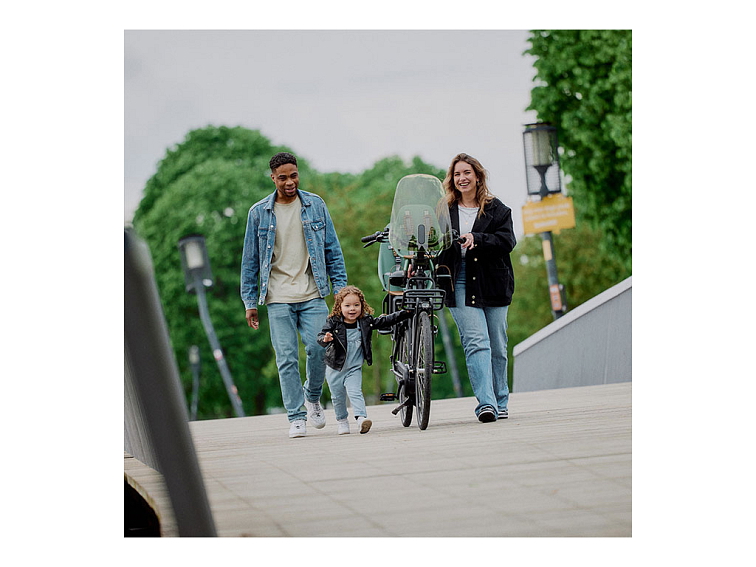 Urban Iki Ta-ke přední sedačka s MTB/ATB adaptérem (Icho Green/Kurumi Brown)