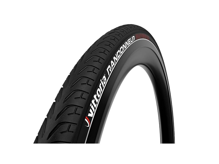 Vittoria plášť RANDONNEUR (drát) 622-37 (Black/reflex)