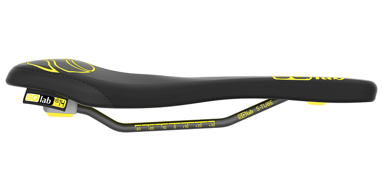 SQlab Sedlo 611 ERGOWAVE active ltd. Flow Yellow