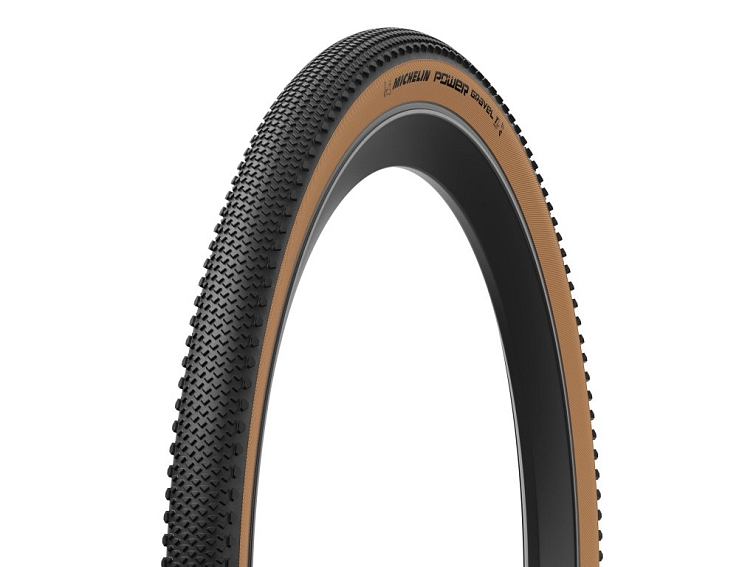 Michelin plášť Power Gravel V2 (bezduš) 700x57c (hnědý bok) GUM-X