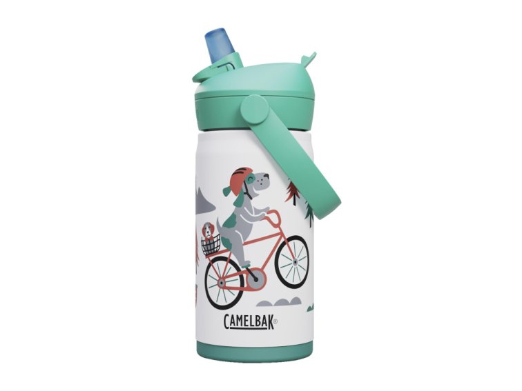 CAMELBAK dětská láhev Thrive Flip Straw Kids VSS 350 ml - Biking Dogs