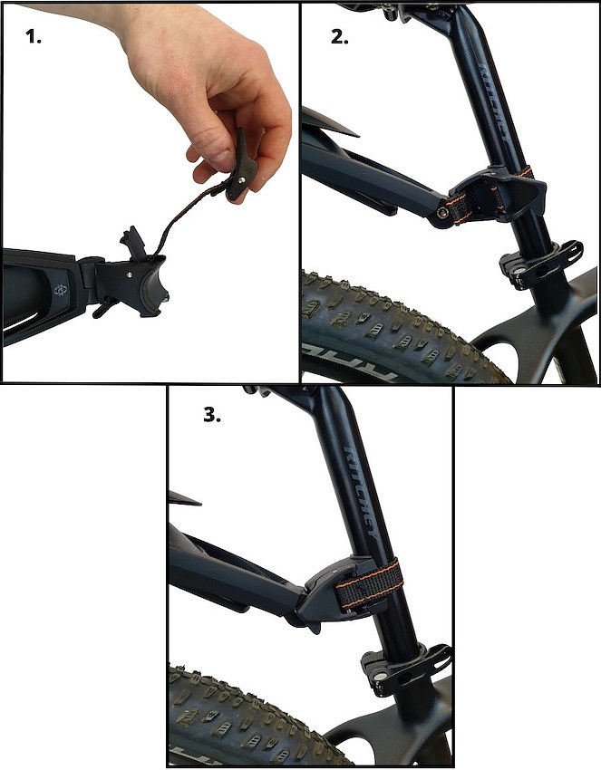 SKS X-Blade blatník zadní 28-29" (černý)