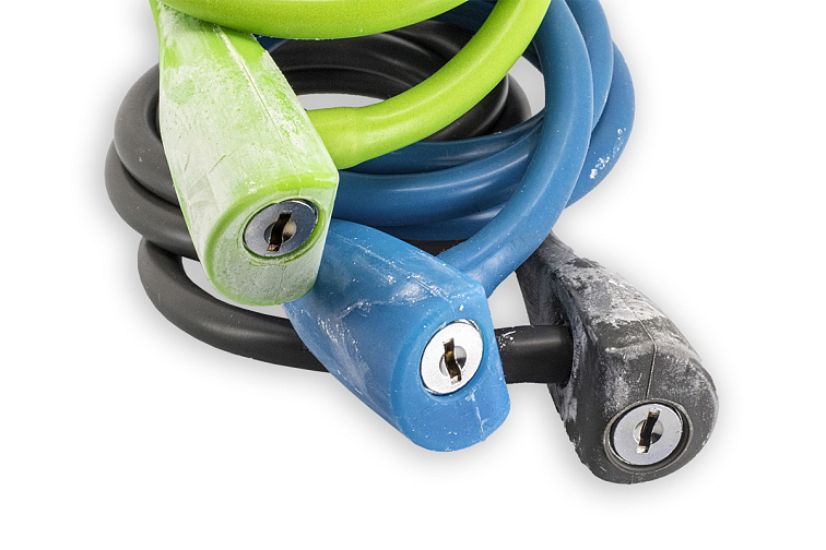 Spin zámek silikon 1350/10mm (modrý)