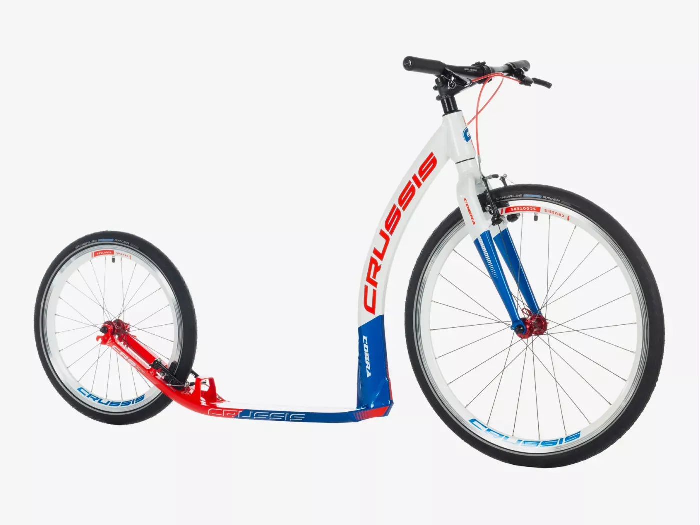 Koloběžka Crussis COBRA 4.4 (bílá/modrá)