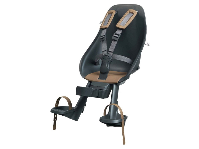 Urban Iki Ta-ke přední sedačka s MTB/ATB adaptérem (Bincho Black/Kurumi Brown)