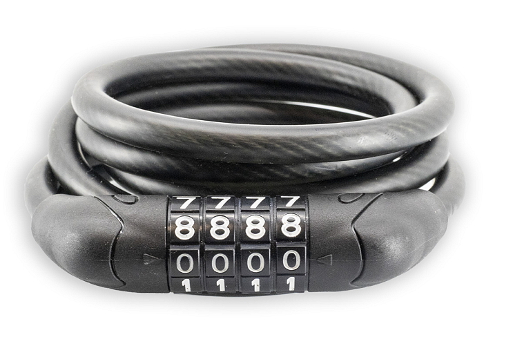 Spin zámek spirála kódový 1500/8mm (4 čísla)