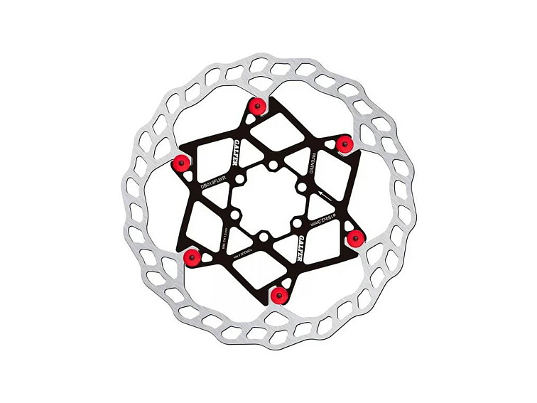 Galfer brzdový kotouč WAVE floating 180x2,0mm (červený) - 6 děr