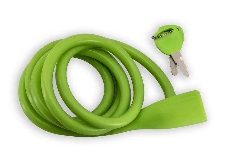 Spin zámek silikon 1350/10mm (zelený)