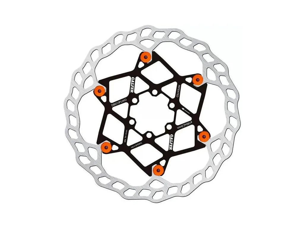 Galfer brzdový kotouč WAVE floating 180x2,0mm (oranžový) - 6 děr