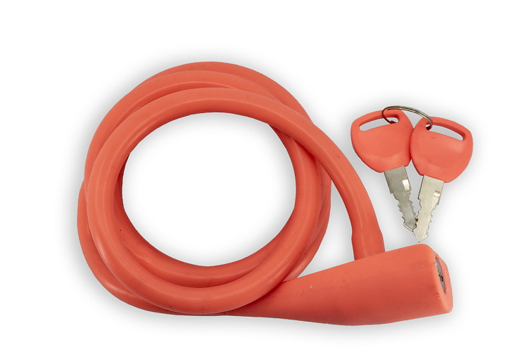 Spin zámek silikon 1350/10mm (růžový)