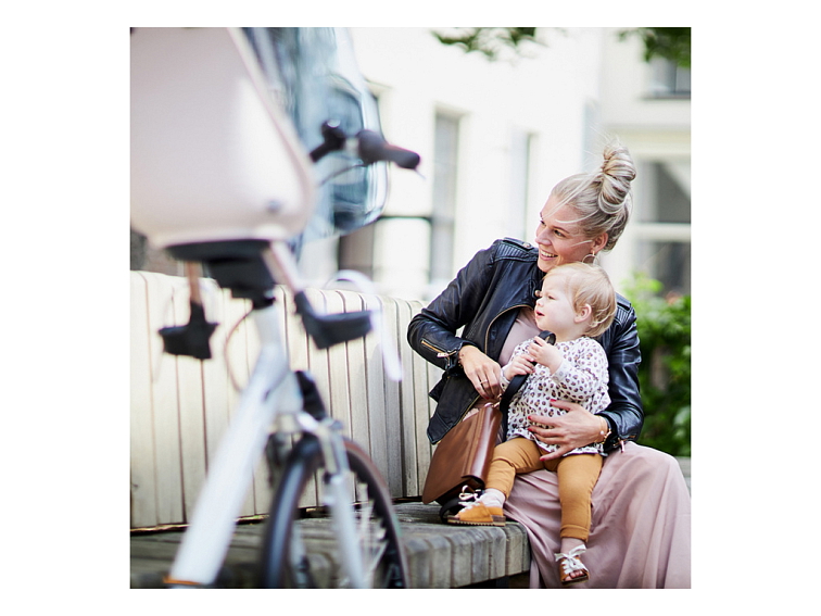 Urban Iki Ta-ke přední sedačka s MTB/ATB adaptérem (Sakura Pink/Kurumi Brown)