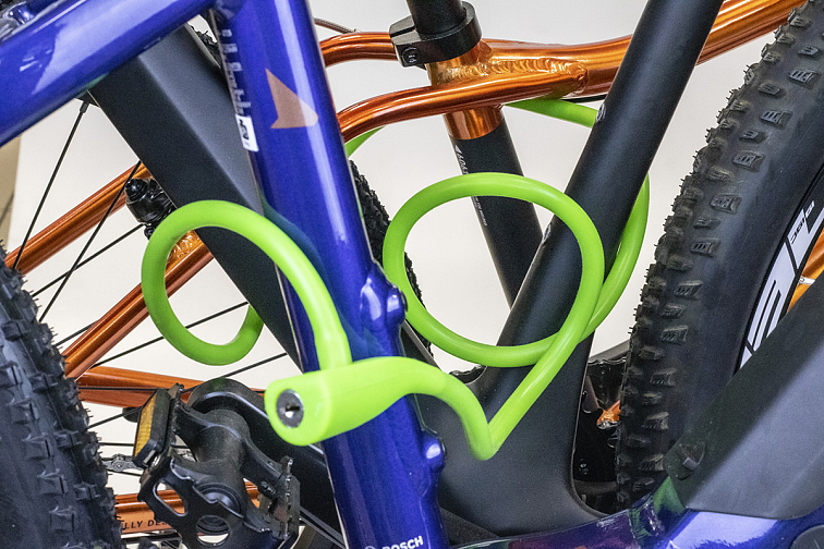 Spin zámek silikon 1350/10mm (zelený)