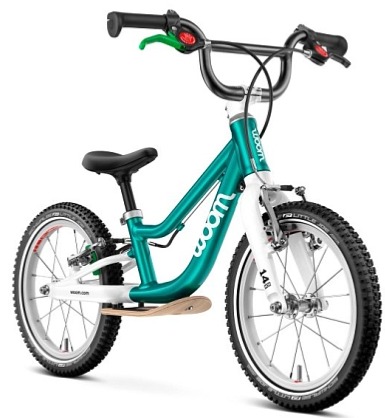 Woom 1 (14") Plus GO (metallic turquoise - tyrkysová)