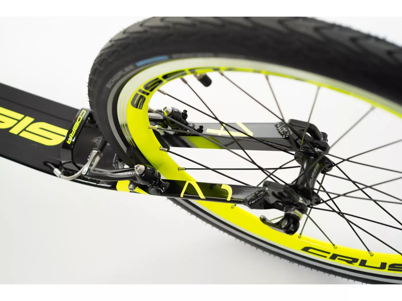 Koloběžka Crussis COBRA 4.2-1 (žlutá/černá)