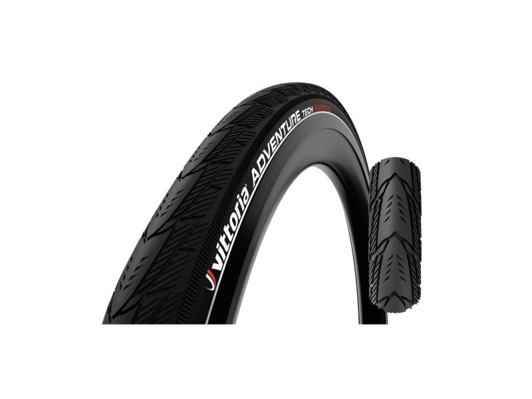 Vittoria plášť ADVENTURE TECH (drát) 622-40 (Black/reflex)
