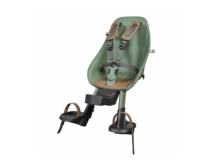 Urban Iki Ta-ke přední sedačka s MTB/ATB adaptérem (Icho Green/Kurumi Brown)