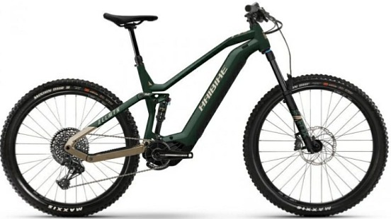 Haibike AllMtn 7 (Mat-Gloss/Green/Caramel/Black) 2023