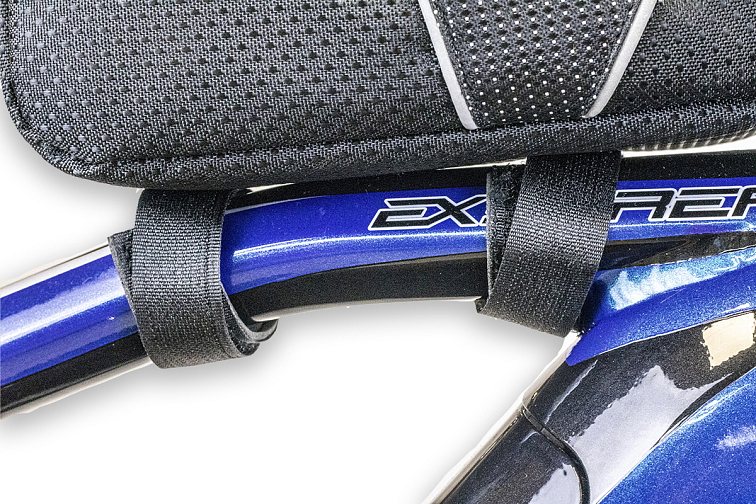 Spin SMB brašna na rám (černá/modrý zip)